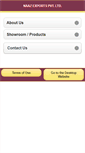 Mobile Screenshot of naazexports.com